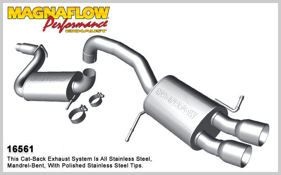 2009-2011 Volkswagen CC MagnaFlow Cat Back Exhaust System