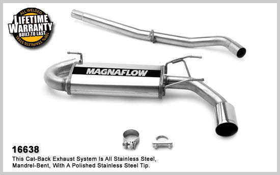 1999-2005 Mazda Miata Base MagnaFlow Cat Back Exhaust System
