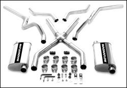 1966-1972 Chevrolet C10 Pickup Base MagnaFlow Crossmember Back Exhaust System -