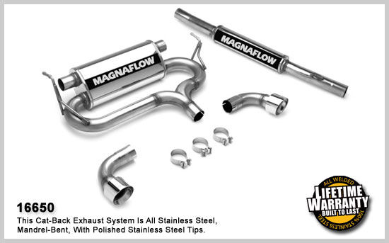 2004 Volkswagen Golf MagnaFlow Cat Back Exhaust System