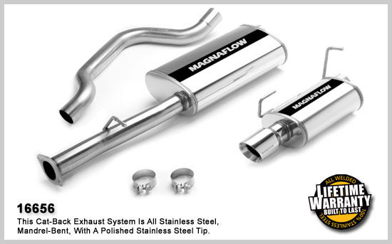 2006-2008 Chevrolet Trailblazer SS MagnaFlow Cat Back Exhaust System