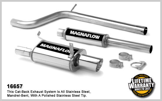 2006-2008 Mitsubishi Eclipse GT MagnaFlow Cat Back Exhaust System