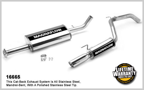2006-2010 Jeep Commander MagnaFlow Cat Back Exhaust System