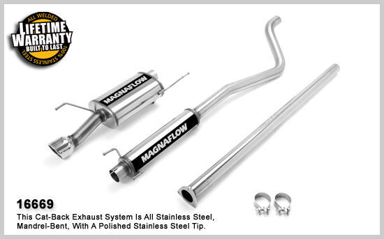2006-2011 Honda Ridgeline MagnaFlow Cat Back Exhaust System