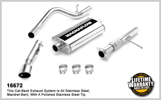 2007-2008 Chevrolet Tahoe LS MagnaFlow Cat Back Exhaust System
