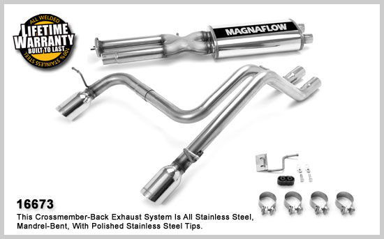2003-2006 Hummer H2 MagnaFlow Cat Back Exhaust System