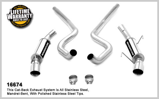 2005-2009 Ford Mustang GT MagnaFlow Cat Back Exhaust System