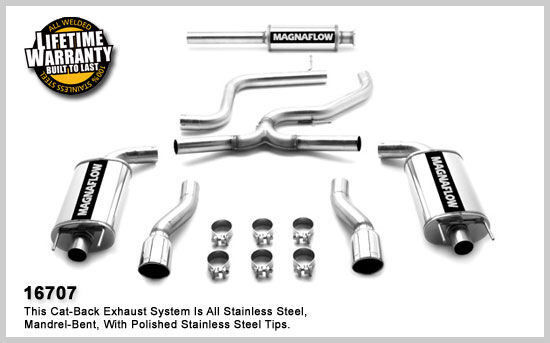 2006-2008 Chevrolet Impala SS MagnaFlow Cat Back Exhaust System