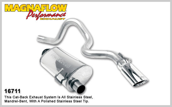 1994-1997 Land Rover Defender 90 MagnaFlow Cat Back Exhaust System