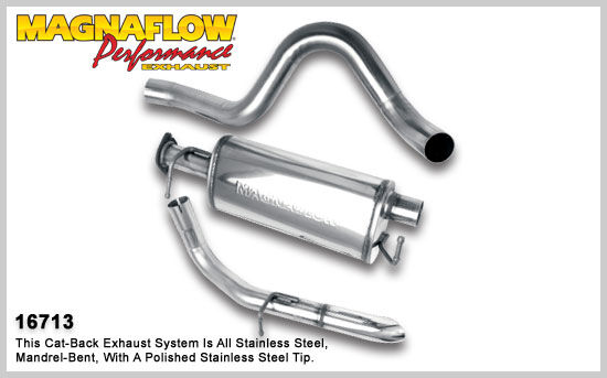 1990-1995 Land Rover Range Rover Base MagnaFlow Cat Back Exhaust System