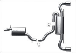 2008-2009 Audi TT Quattro MagnaFlow Cat Back Exhaust System - 16719