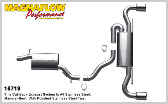2008-2009 Audi TT Quattro MagnaFlow Cat Back Exhaust System