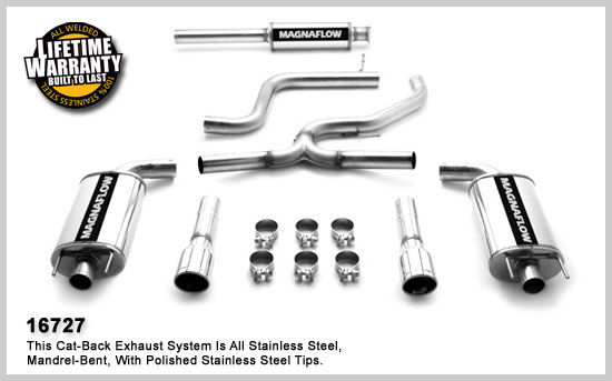 2006-2007 Chevrolet Impala SS MagnaFlow Cat Back Exhaust System