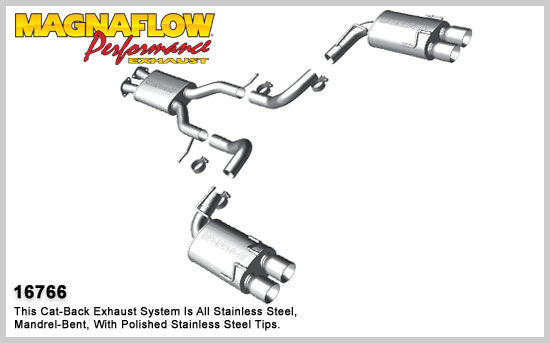 1990-1995 Nissan 300ZX Base MagnaFlow Cat Back Exhaust System