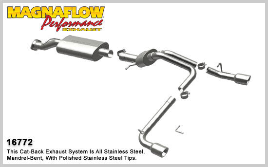 2007-2008 Hummer H2 MagnaFlow Cat Back Exhaust System
