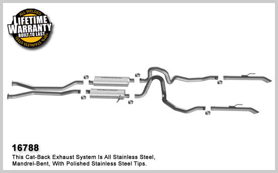 2006-2010 Ford Crown Victoria MagnaFlow Cat Back Exhaust System