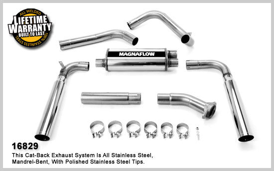 1983-1992 Chevrolet Camaro MagnaFlow Cat Back Exhaust System