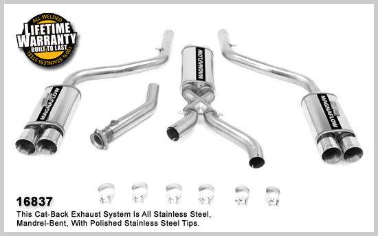 1992-1996 Chevrolet Corvette MagnaFlow Cat Back Exhaust System