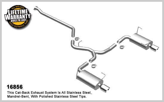 2008 Subaru Impreza WRX MagnaFlow Cat Back Exhaust System