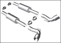 2003-2010 Dodge Viper SRT-10 MagnaFlow Cat Back Exhaust System - 16863