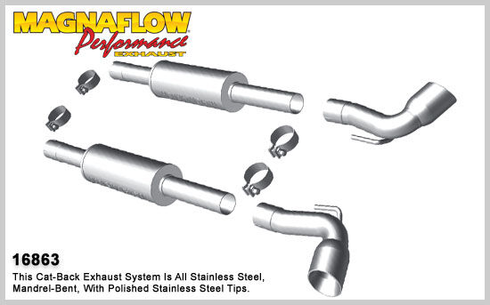 2003-2010 Dodge Viper SRT-10 MagnaFlow Cat Back Exhaust System