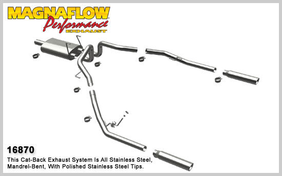 2009-2010 Dodge Ram 1500 MagnaFlow Cat Back Exhaust System