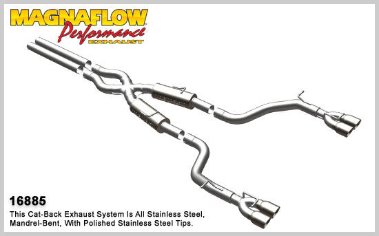 2008-2010 Dodge Challenger SRT8 MagnaFlow Cat Back Exhaust System
