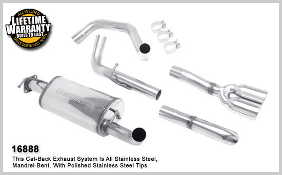 1999-2004 Land Rover Discovery Series II MagnaFlow Cat Back Exhaust System