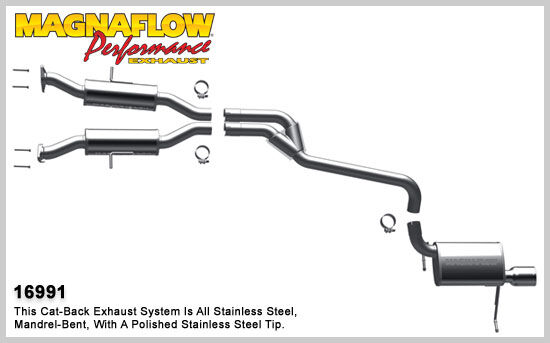 2011 Jeep Grand Cherokee MagnaFlow Cat Back Exhaust System