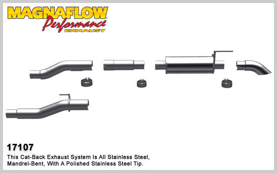 2004-2010 Ford F-150 FX4 MagnaFlow Cat Back Exhaust System