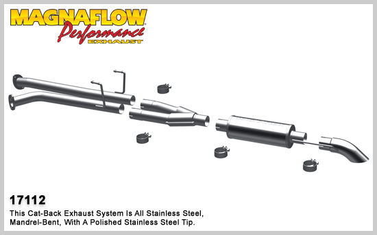 2007-2008 Toyota Tundra MagnaFlow Cat Back Exhaust System