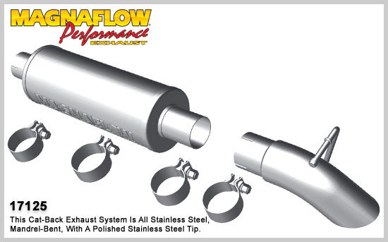 1997-1999 Jeep Wrangler MagnaFlow Cat Back Exhaust System