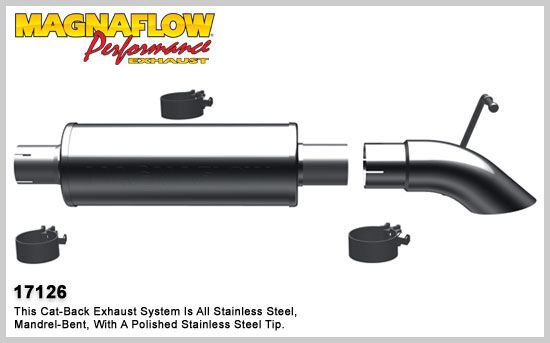 1991-1995 Jeep Wrangler MagnaFlow Cat Back Exhaust System