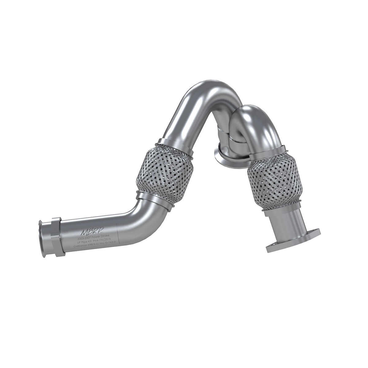 2003-2007 Ford F-250 Super Duty MBRP Exhaust FAL2313 Turbo Up Y-Pipe; Dual; AL- CARB EO# D-76. - FAL2313