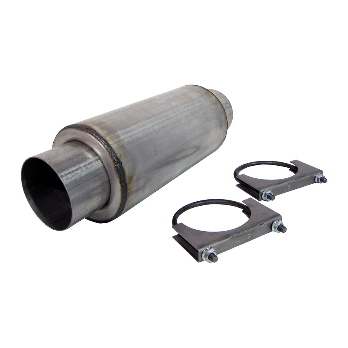 MBRP Exhaust R2009 Resonator 4in. Inlet; Outlet 12in. Body 18in. Overall; AL - R2009