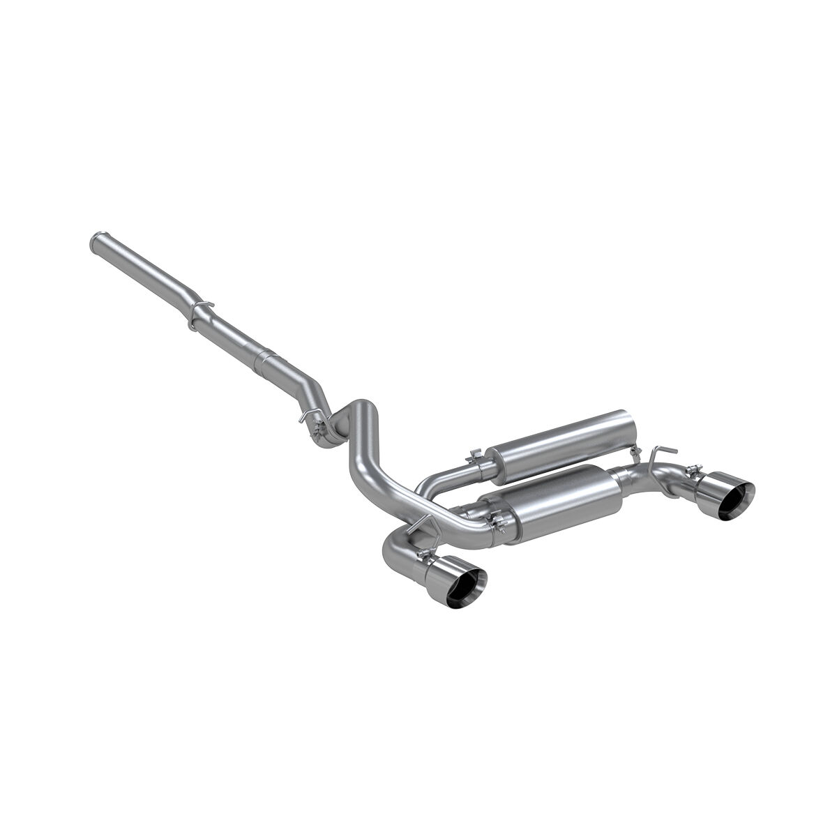 2016-2018 Ford Focus RS 2.3L MBRP Exhaust 3in. Cat Back; Dual Outlet; AL - S4203AL