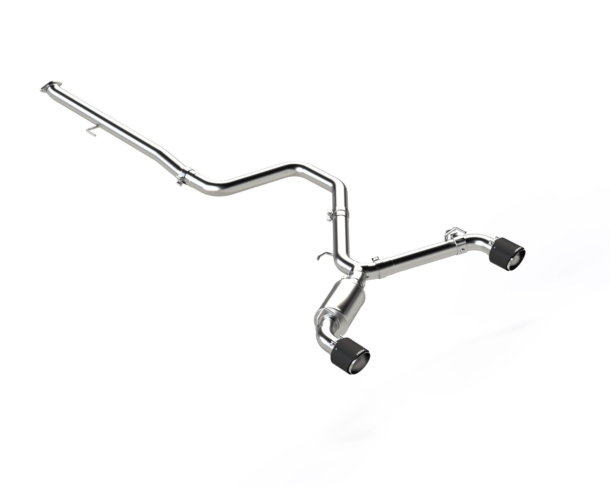 2019-2022 Hyundai Veloster N Base 2.0L MBRP Exhaust 3in. Cat-Back; Dual Rear Exit; Active; T304 - S47073CF