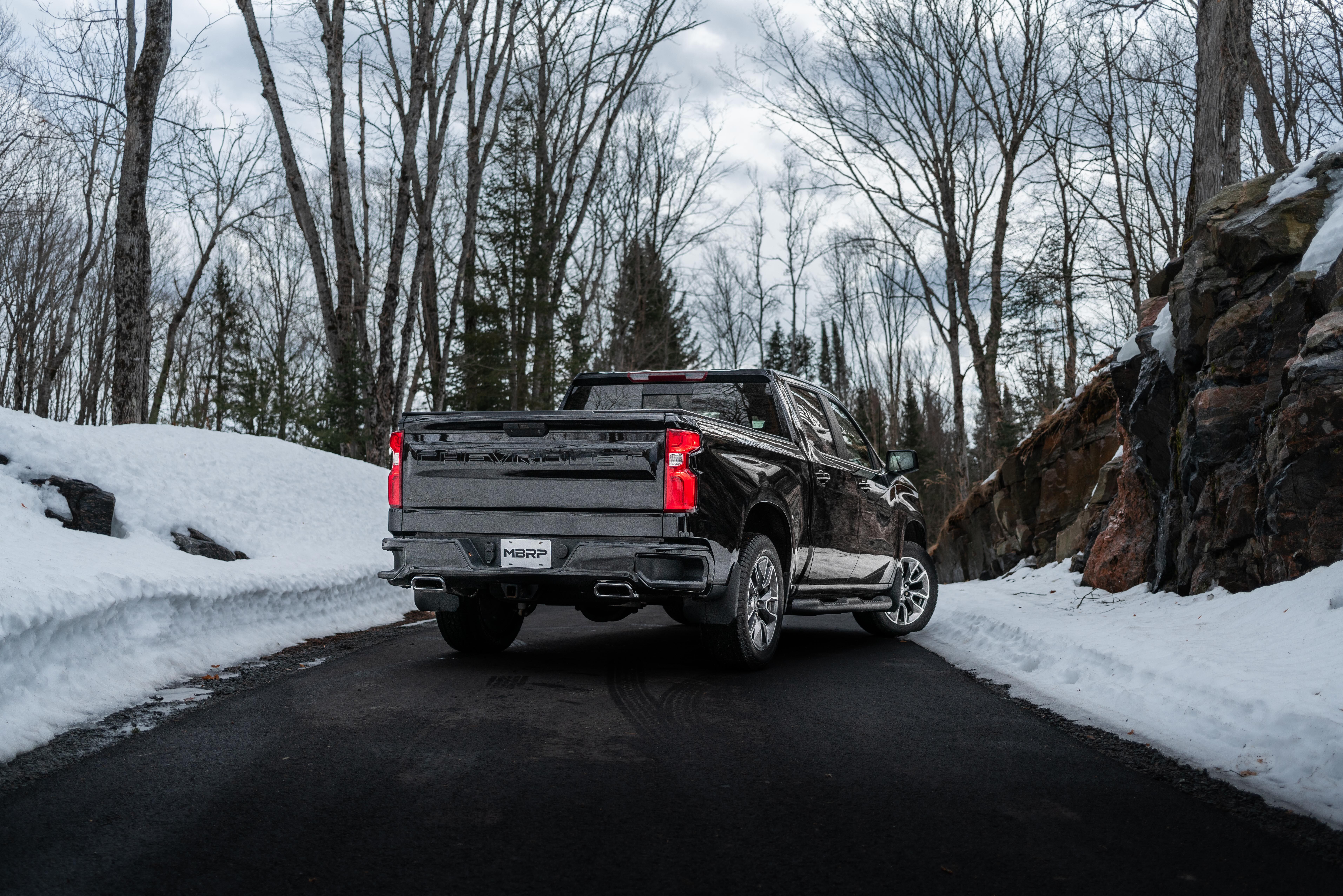 2014-2018 GMC Sierra 1500 4.3L V6/5.3L V8 Crew Cab Pickup MBRP Exhaust S5001409 3in. Muffler Bypass Pipe; T409