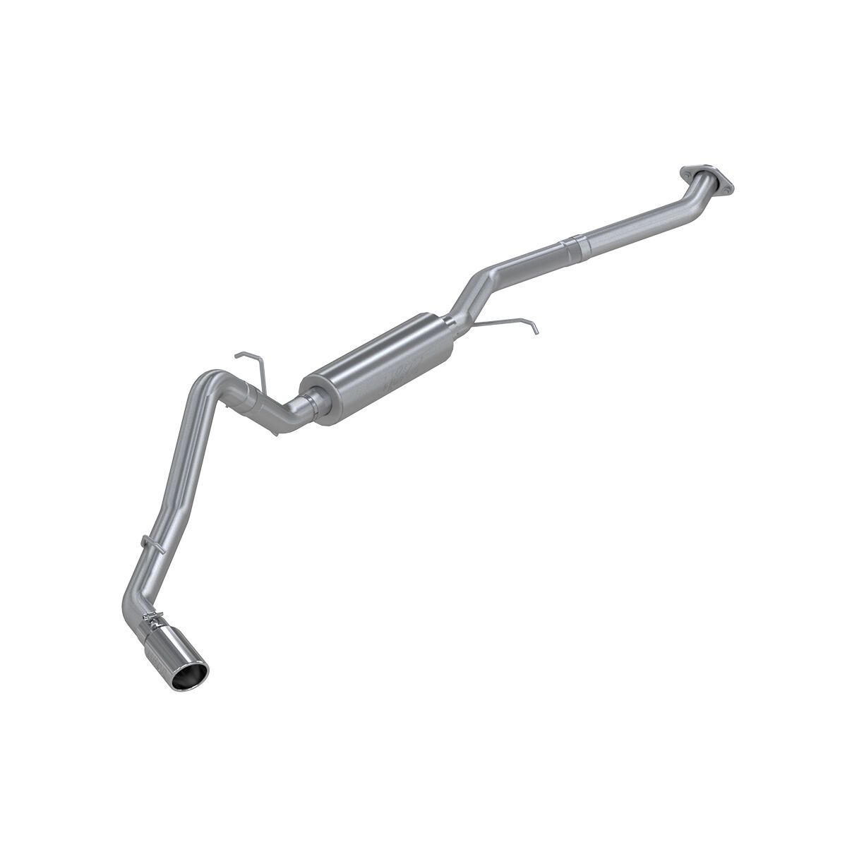 2004-2005 GMC Sierra 1500 SLE 4.8L V8 Crew Cab Pickup MBRP Exhaust 3in. Cat Back; Single Side; T409 - S5014409