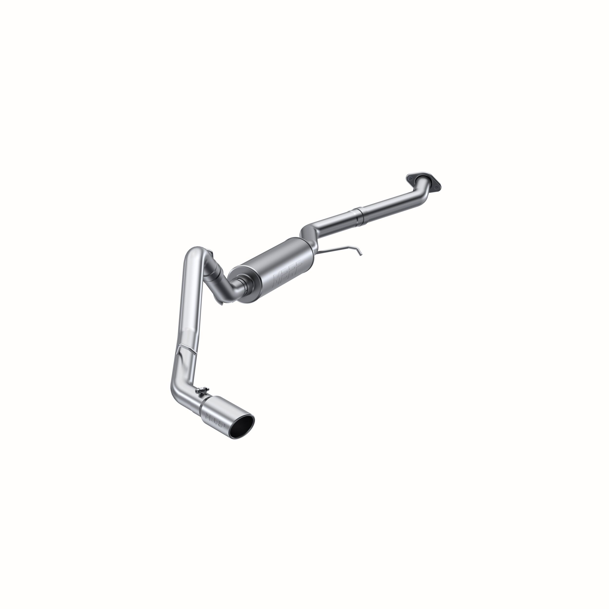 2004-2005 GMC Sierra 1500 SLE 4.8L V8 Crew Cab Pickup MBRP Exhaust 3in. Cat Back; Single Side; AL - S5014AL