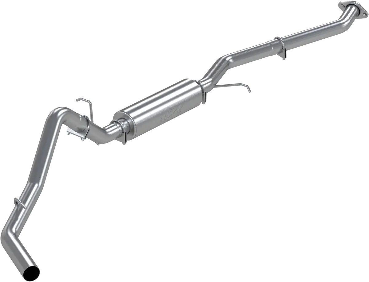 2004-2005 GMC Sierra 1500 SLE 4.8L V8 Crew Cab Pickup MBRP Exhaust 3in. Cat Back; Single Side; AL - S5014P