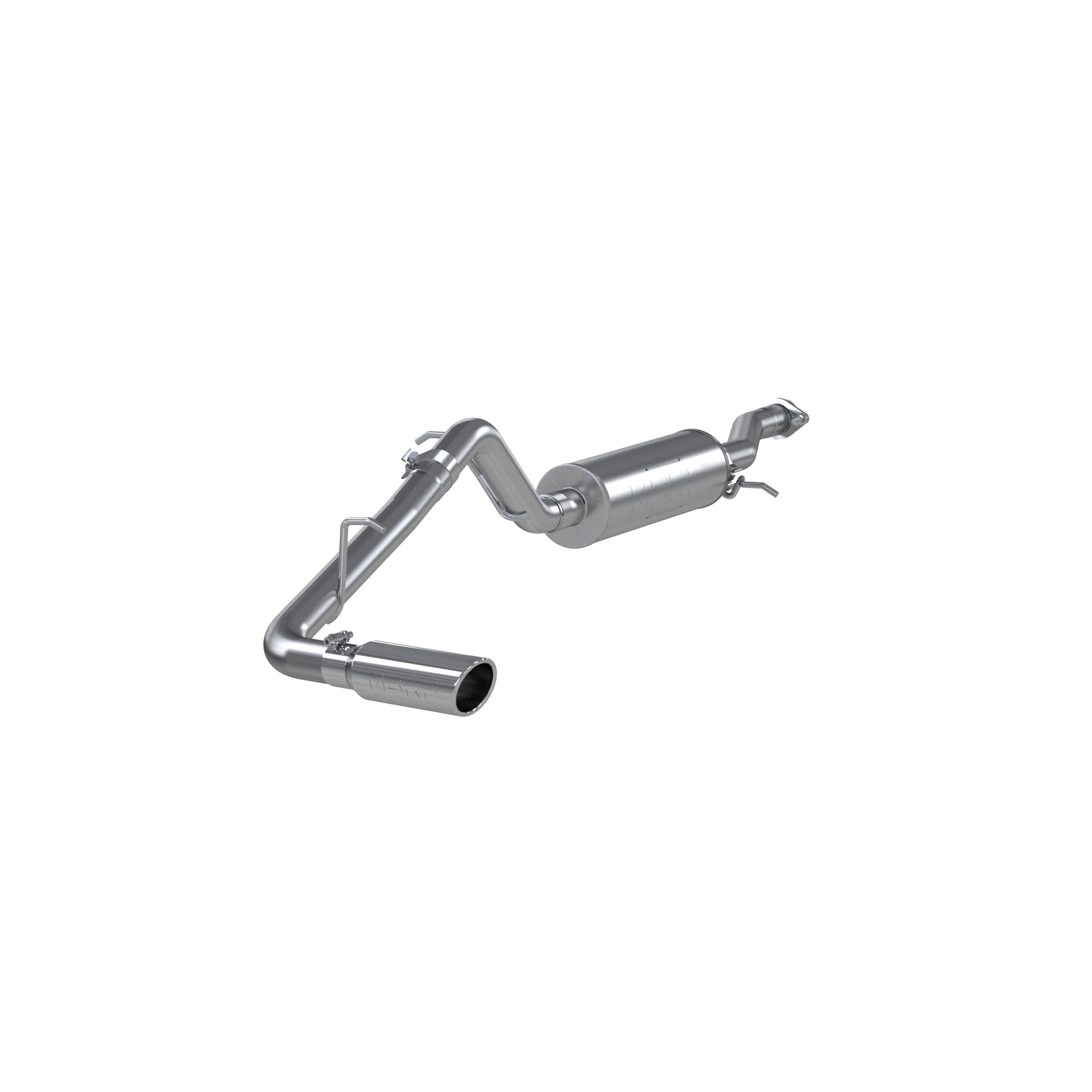 2009-2012 GMC Canyon SLE 2.9L Crew Cab Pickup MBRP Exhaust 2 1/2in. Cat Back; Single Side; AL - S5046AL