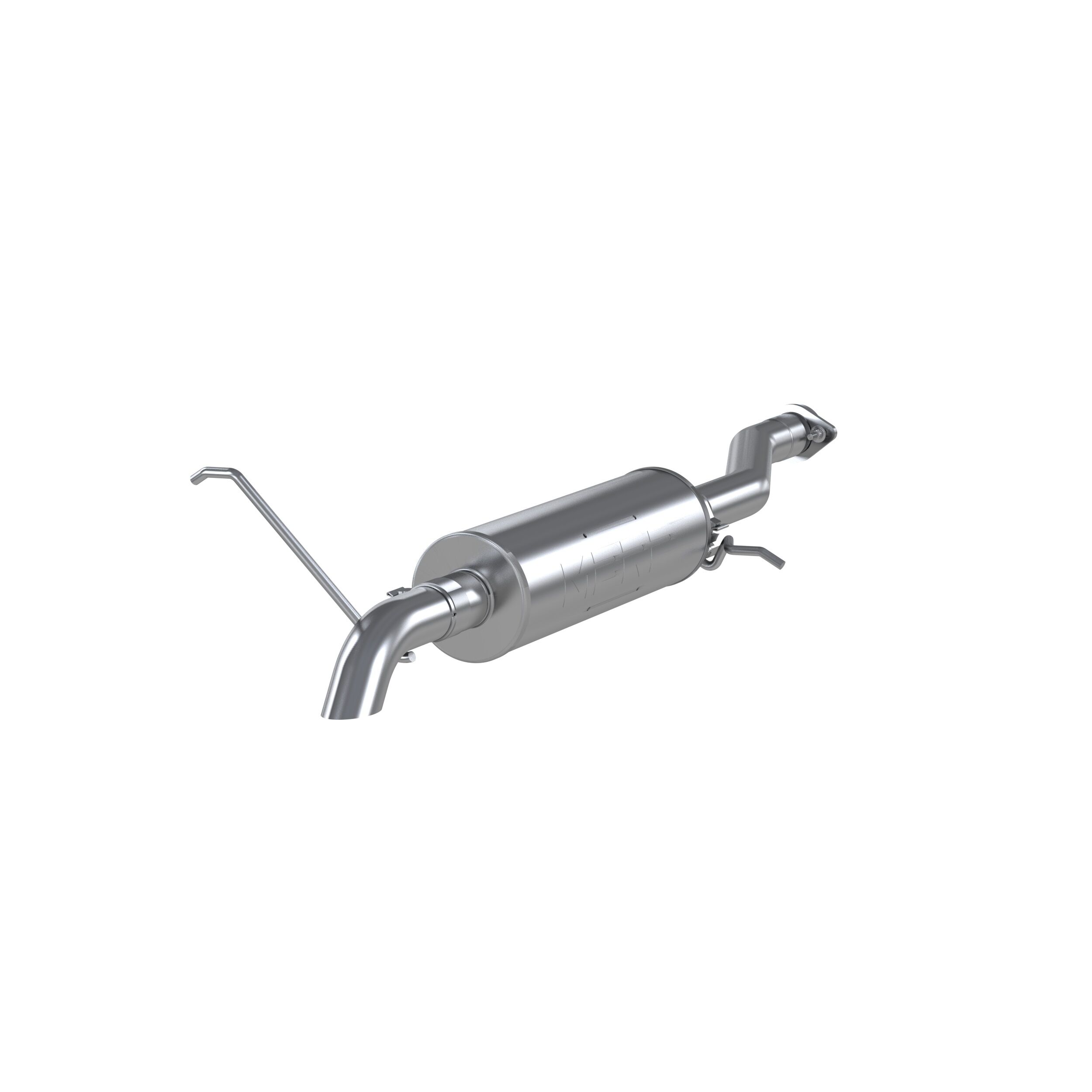 2009-2012 GMC Canyon SLE 2.9L Crew Cab Pickup MBRP Exhaust 2 1/2in. Cat Back; Before Axle Turn Down; AL - S5052AL