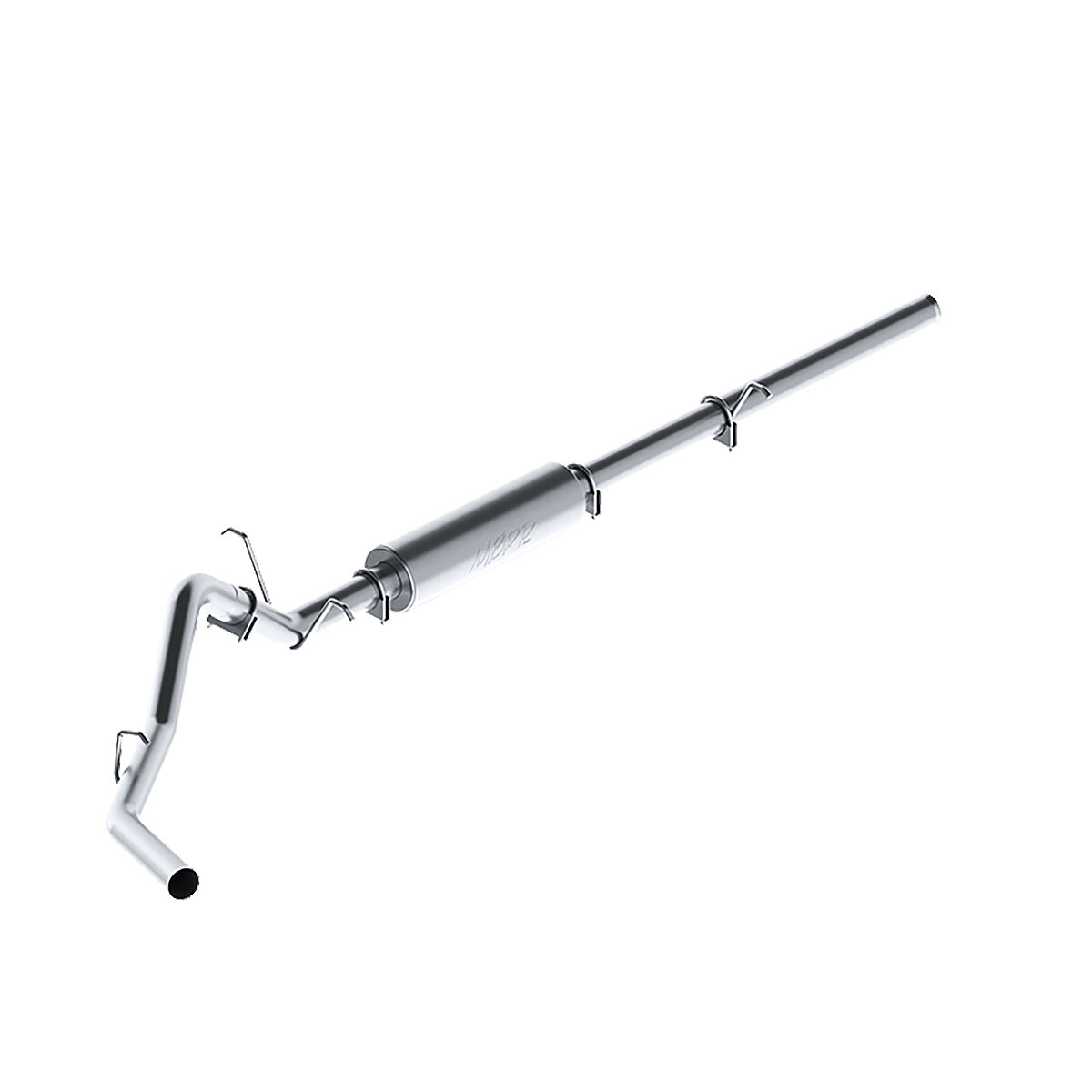 2009-2013 GMC Sierra 1500 Hybrid 6.0L V8 Crew Cab Pickup MBRP Exhaust 3in. Cat Back; Single Side; AL - S5054P