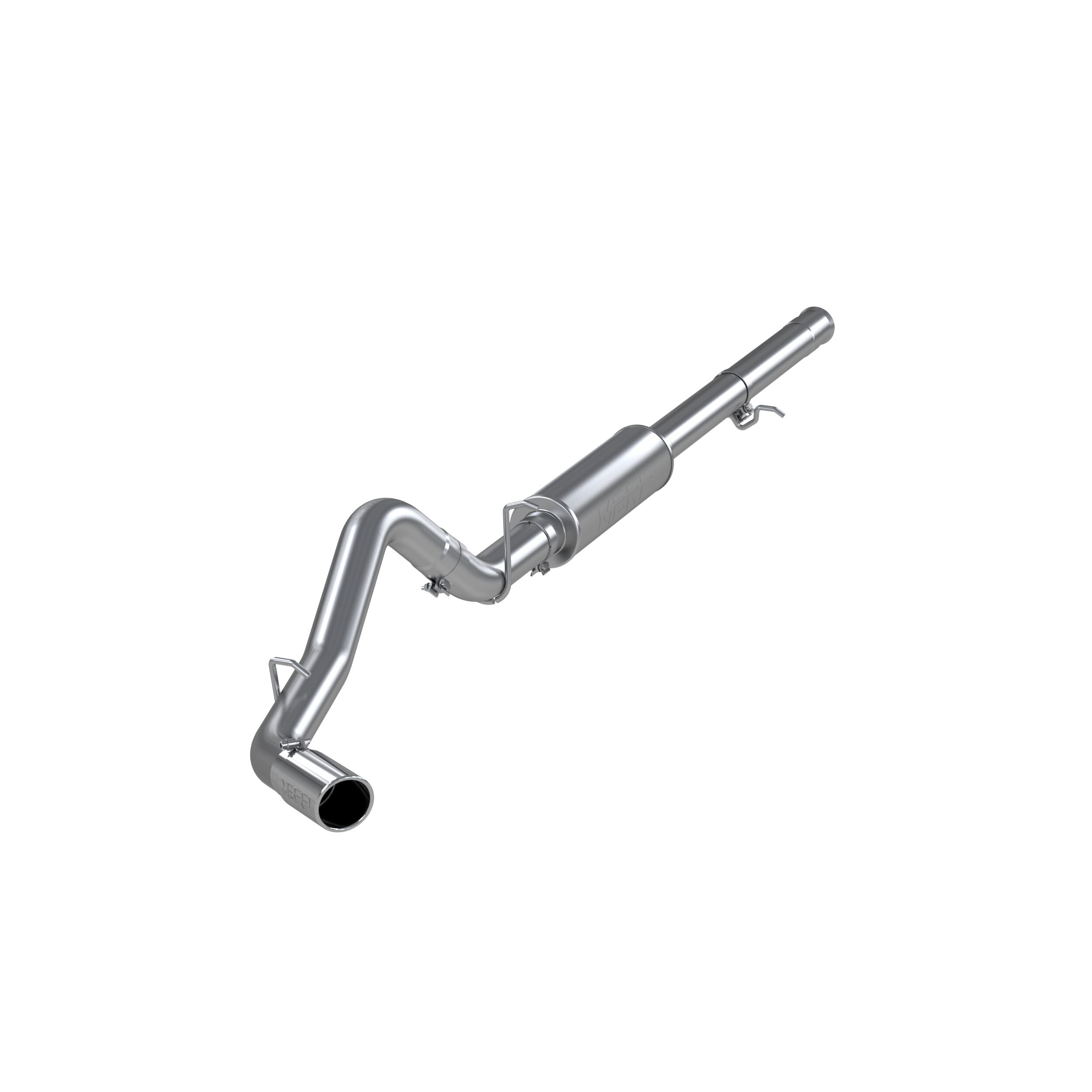 2011-2013 GMC Sierra 1500 Denali/SLE/SLT 6.2L V8 Crew Cab Pickup MBRP Exhaust 3 1/2in. Cat Back; Single Side; AL - S5070AL