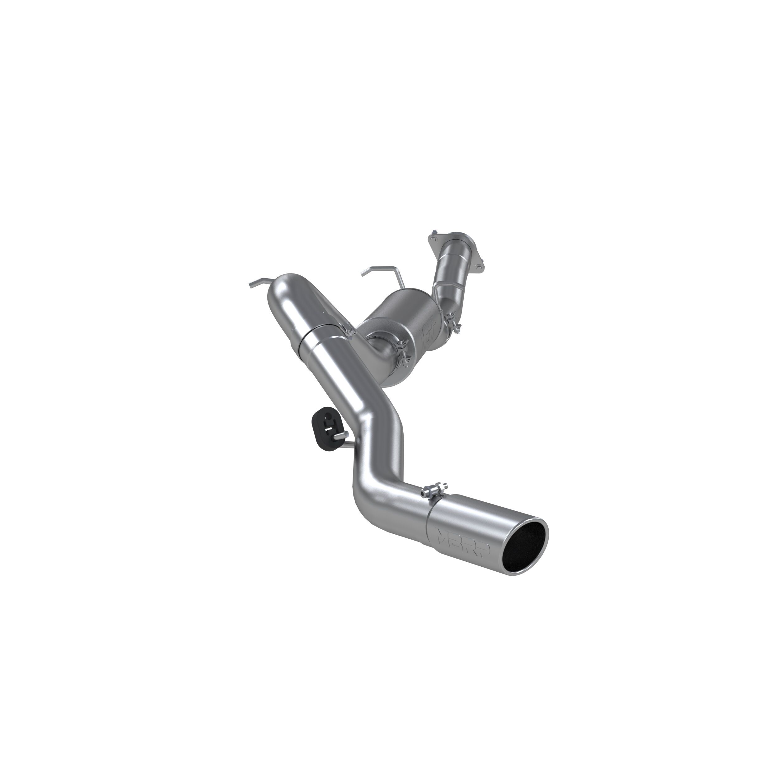 2007-2010 Chevrolet Silverado 2500 HD 6.0L V8 Crew Cab Pickup MBRP Exhaust 3 1/2in. Cat Back; Single Side; AL - S5078AL