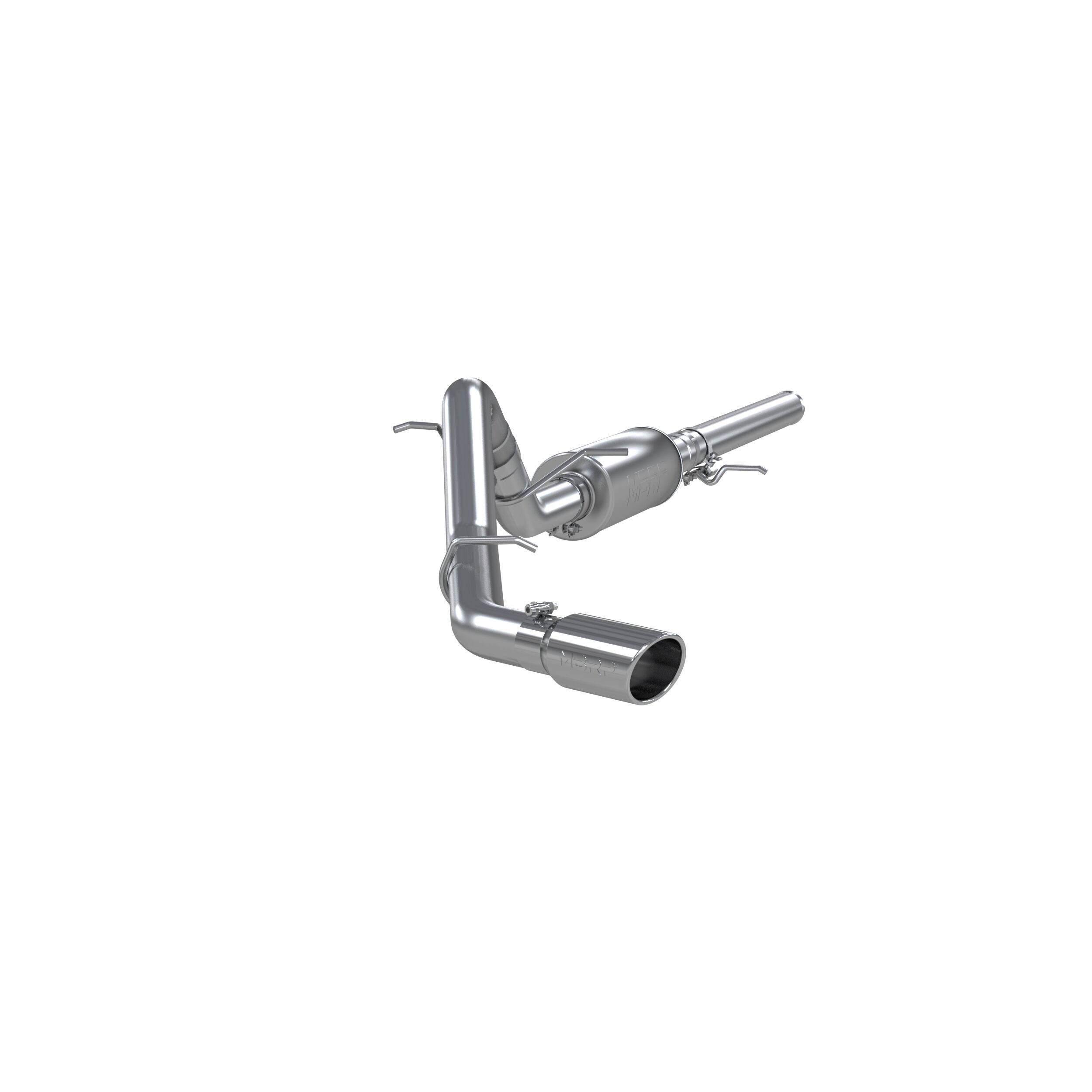 2014-2018 GMC Sierra 1500 Base 4.3L V6 Standard Cab Pickup MBRP Exhaust 3in. Cat Back; Single Side Exit; AL - S5080AL