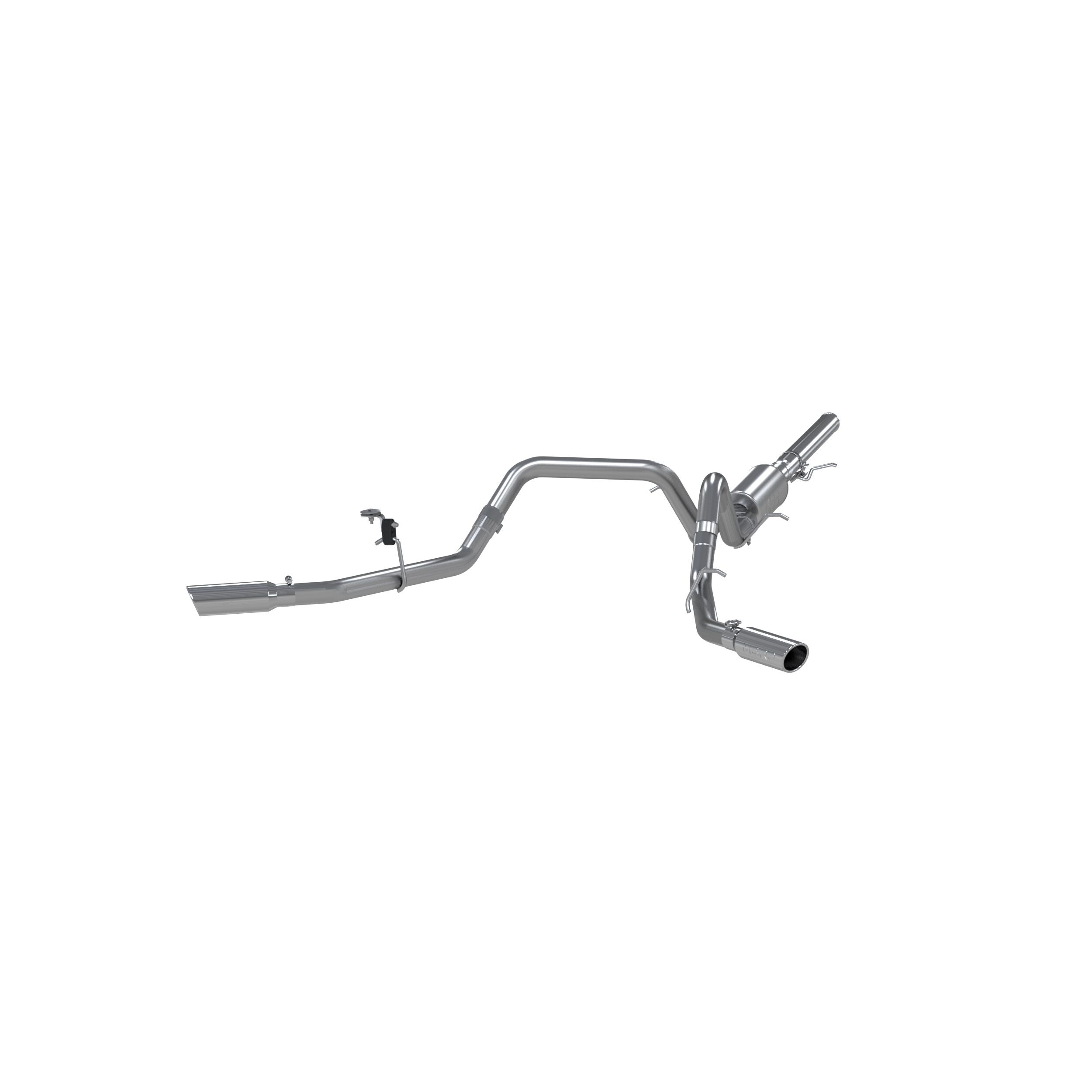 2014-2018 Chevrolet Silverado 1500 High Country/LT/LTZ/WT 5.3L V8 Crew Cab Pickup MBRP Exhaust 3in. Cat Back; Dual Split Side; T409 - S5082409