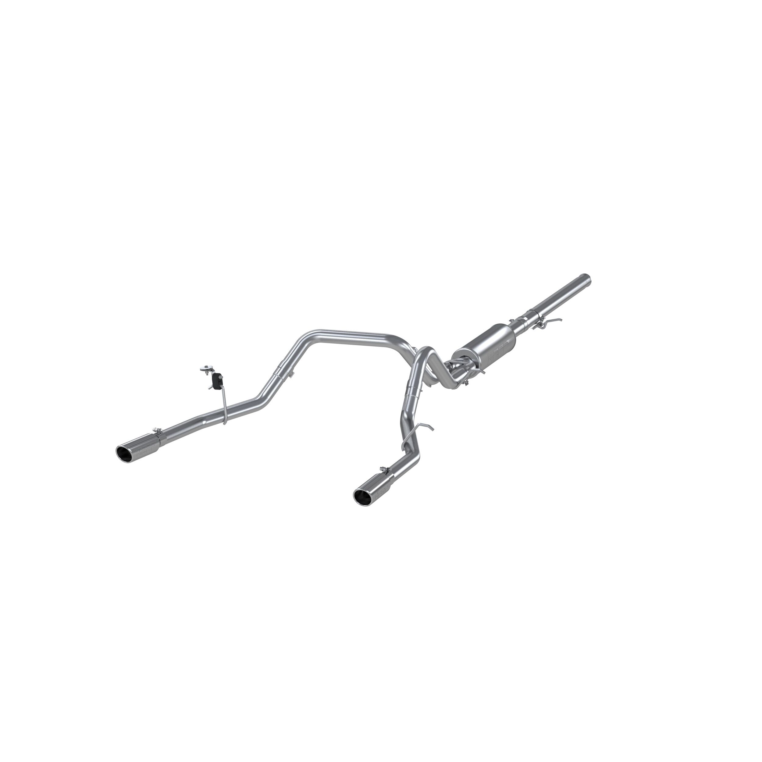 2014-2018 Chevrolet Silverado 1500 High Country/LT/LTZ/WT 5.3L V8 Crew Cab Pickup MBRP Exhaust 3in. Cat Back; Dual Split Rear; T409 - S5084409