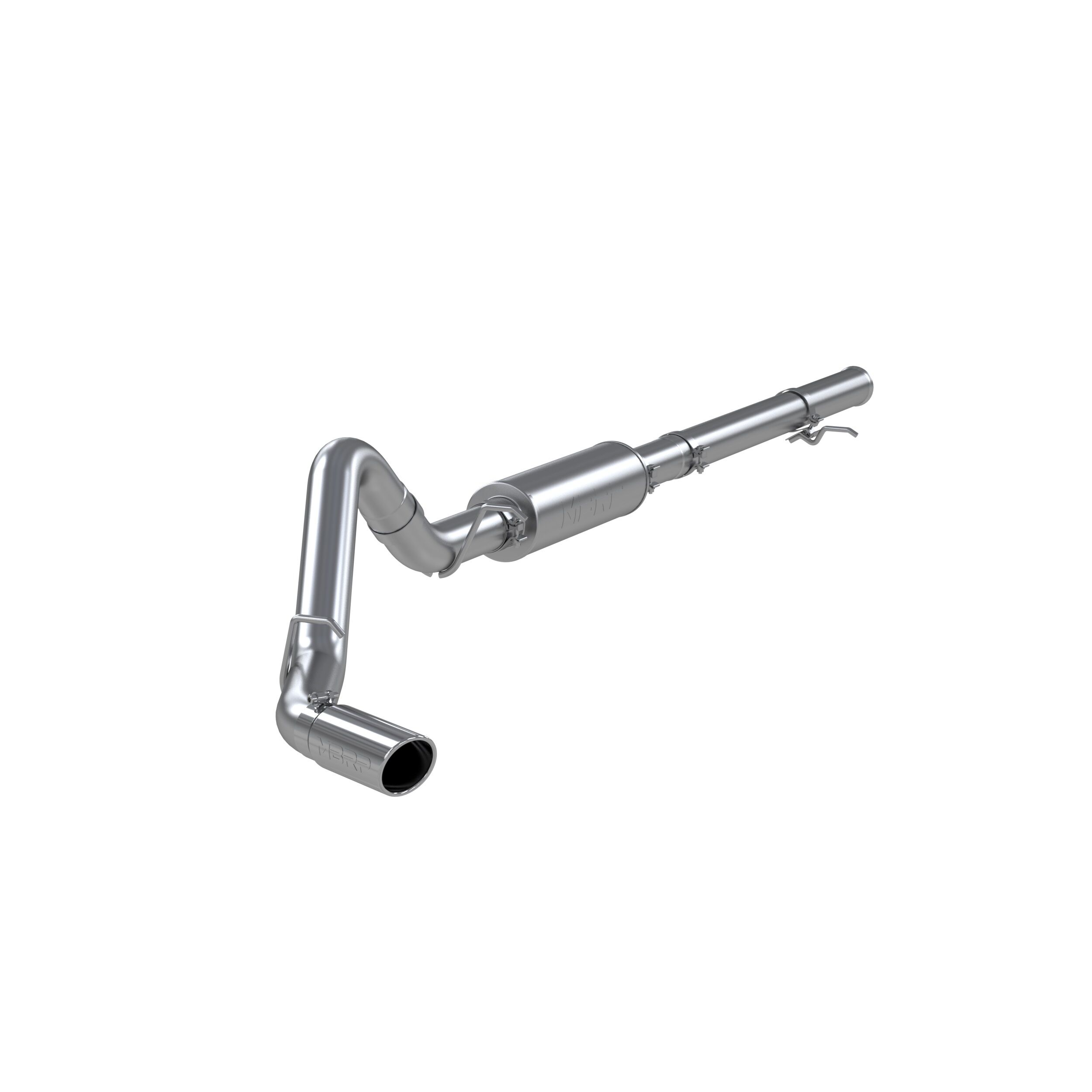 2014-2018 GMC Sierra 1500 Denali/SLT 6.2L V8 Crew Cab Pickup MBRP Exhaust 3 in. Cat Back; Single Side Exit; AL - S5086AL
